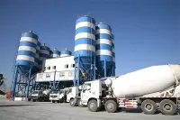 HZS120 commercial concrete batching plant productivity and price in Indonesia