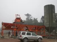 Small concrete mixer plant for building project in Malaysia