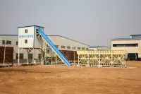 concrete batching plant supplier to produce 500 cubic meter concrete per day in Indonesia