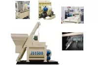 JS1500 Forced Concrete Mixer Machine Structure and Specification