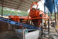 How to clean the concrete mixer?