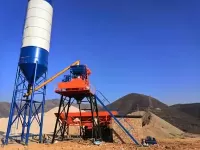 25m3/h Small Concrete Batching Plant for sale in Ghana