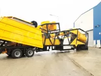 60 cubic meters mobile concrete batching plant for sale