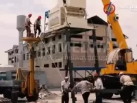Concrete Batching Plant for make Concrete Poles in Uzbekistan