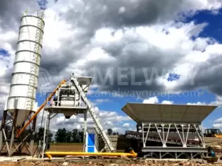 Concrete Batching Plant for Sale in Mongolia, Ready Mix Concrete Plant Mongolia