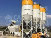 Compact concrete batching plant in Dubai, UAE