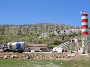 Dry Mix Concrete Batching Plant, Truck Mix Concrete Batching Plant