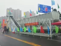 Foundation free concrete mixing plant for Sale