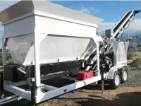 Concrete batching plant in remote areas