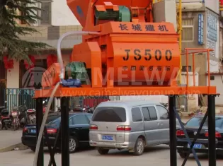 Mini Concrete Batch Mix Plant with Twin Shaft Mixer