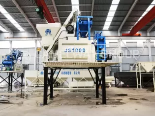 JS1000 Concrete Mixer,1000L Twin Shaft Concrete Mixer