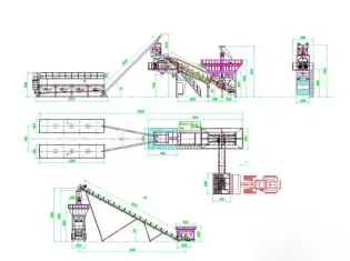 Kenya mini mobile concrete batching plant