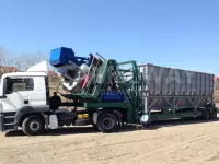 Mobile concrete batching plant for sale in Tanzania