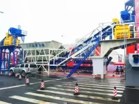 YHZS mobile concrete batching plant, YHZS concrete plant, mobile plant