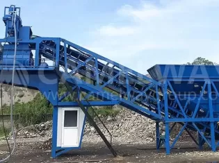 25m3/h – 45m3/h Mobile concrete batching plant for sale