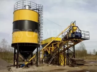 25m3/h – 45m3/h Mobile concrete batching plant for sale