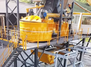 Pan Concrete Mixer, Flat Concrete Mixer