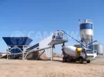 YHZS35 Mobile Concrete Batching Plant