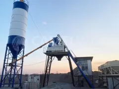 90m3/h Concrete Batching Plant in Middle East