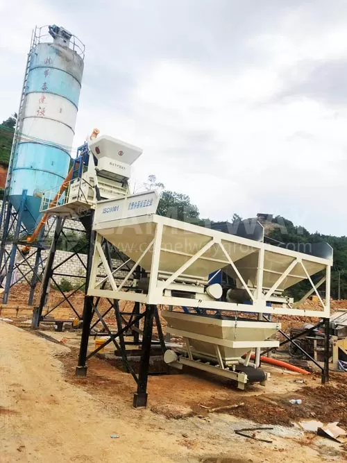 35m3 h concrete batching plant for sale in indonesia