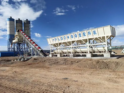 90cubic concrete batching plant 2