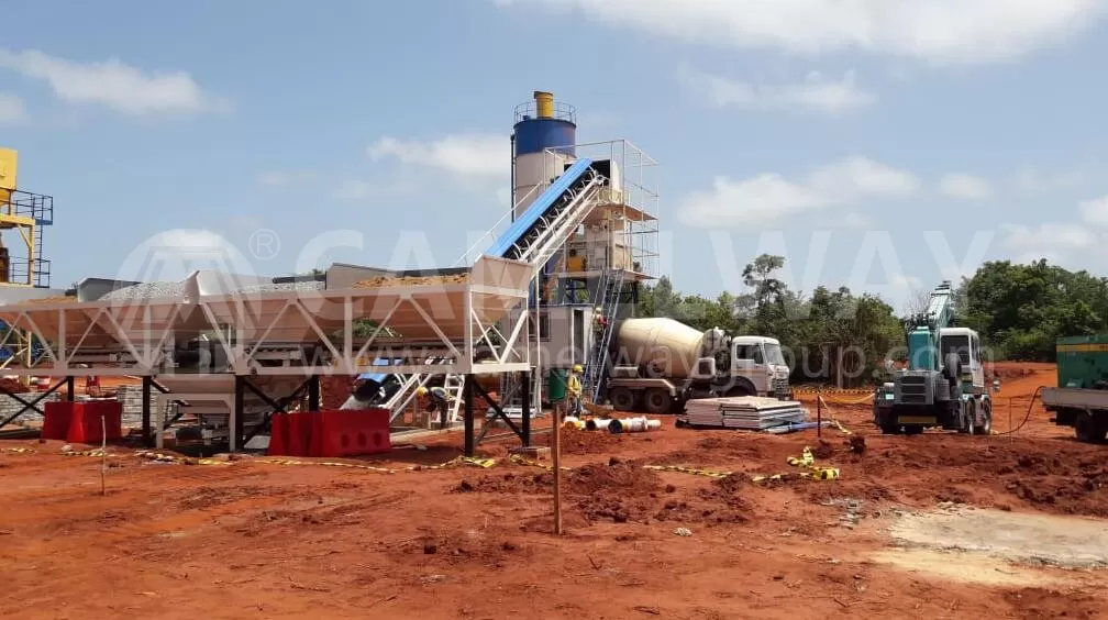 Compact Concrete Batching Plant for Sale in Sri Lanka