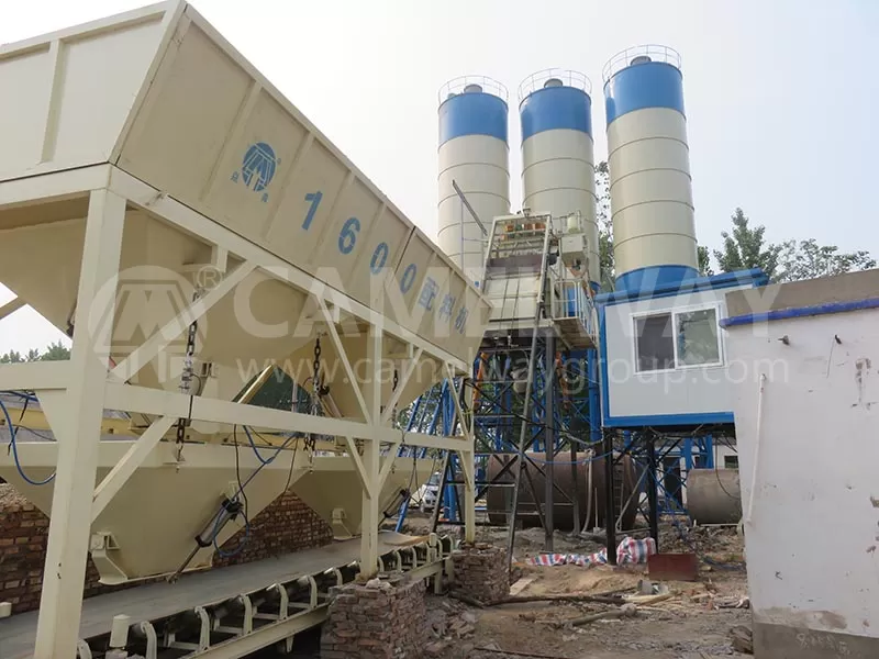 Compact Concrete Batching Plant in Nigeria