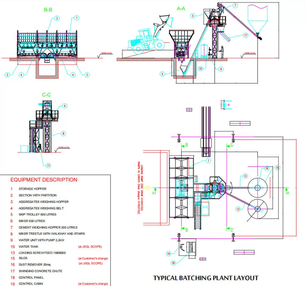 Custom-Made Concrete Batching Plant