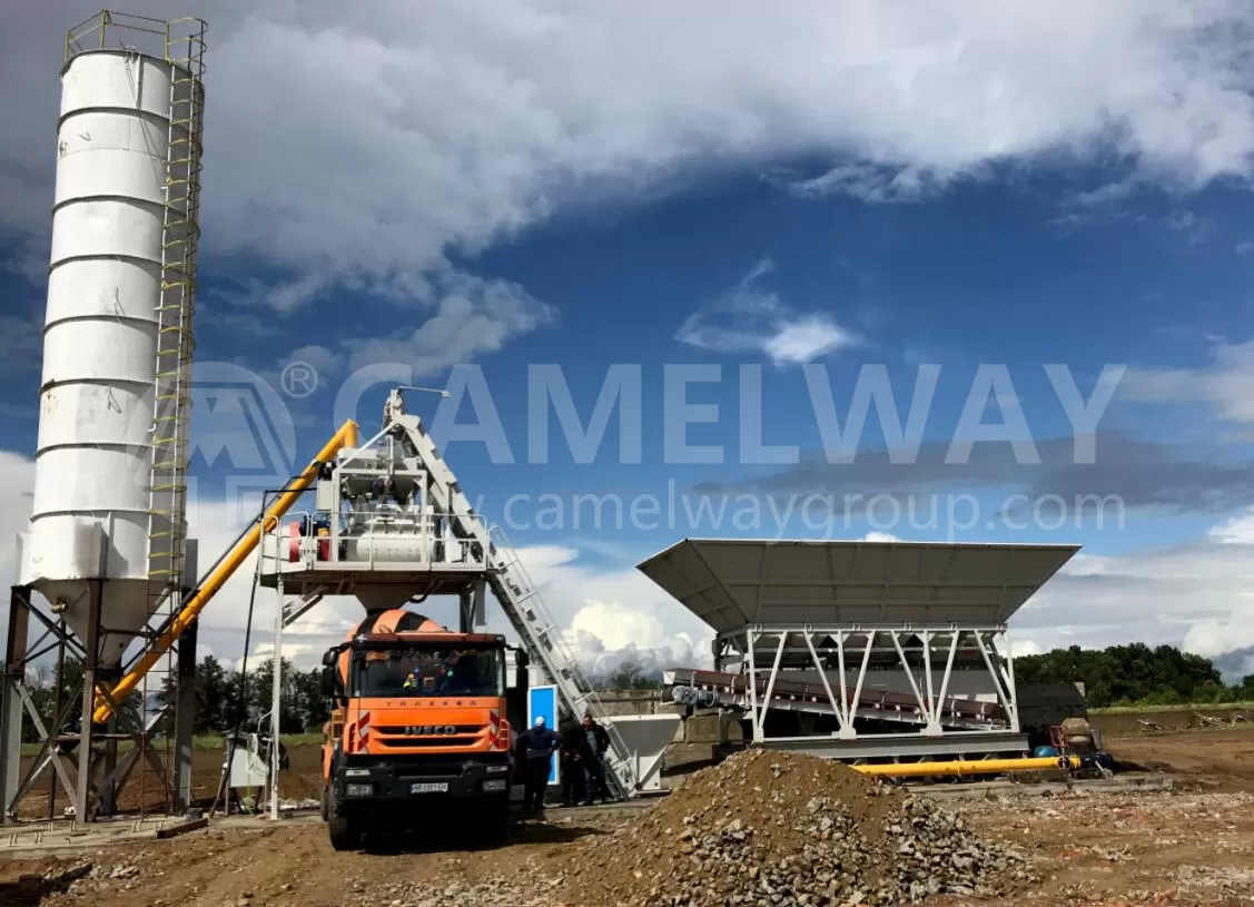 Concrete Batching Plant for Sale in Mongolia