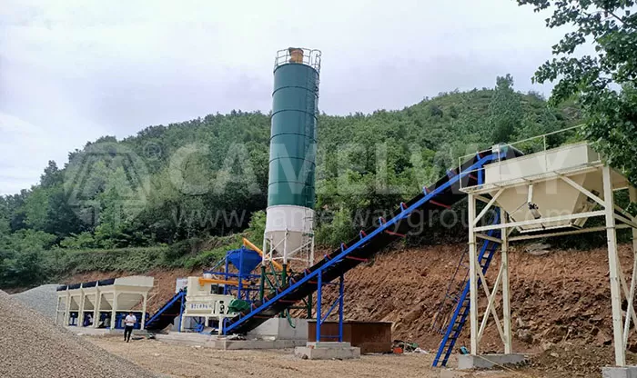 Continuous Concrete Mixing Plant for Sale