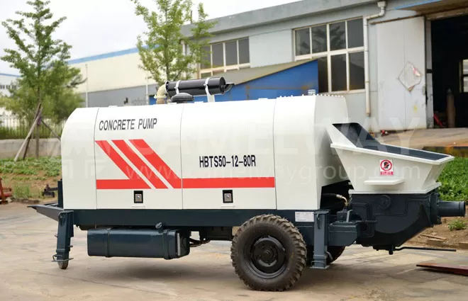 Diesel Trailer Concrete Pump 2