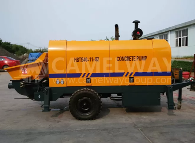 Diesel Trailer Concrete Pump 3