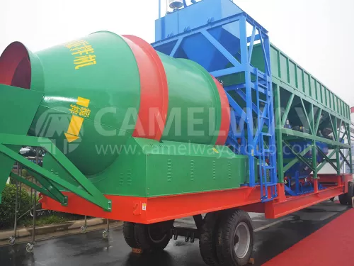 Drum Mobile Concrete Batching Plant