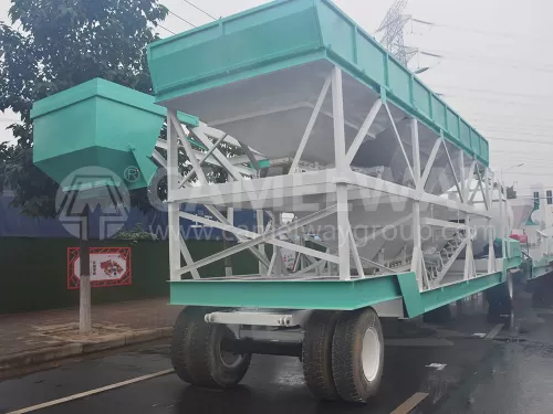 Drum mobile concrete batching plant (6)