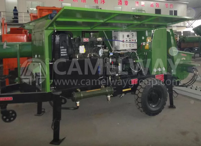 Electric Trailer Concrete Pump 3