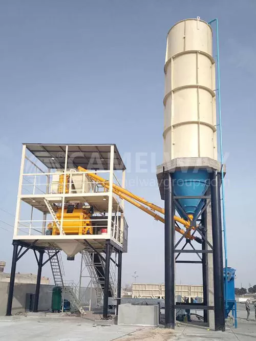 HZS120 Concrete Mixing Plant for sale in Manila,Philippines