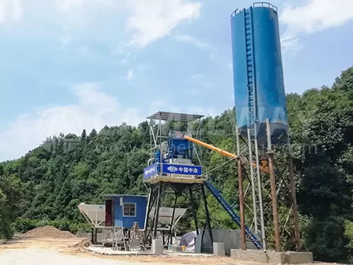 HZS35 Concrete Batching Plant