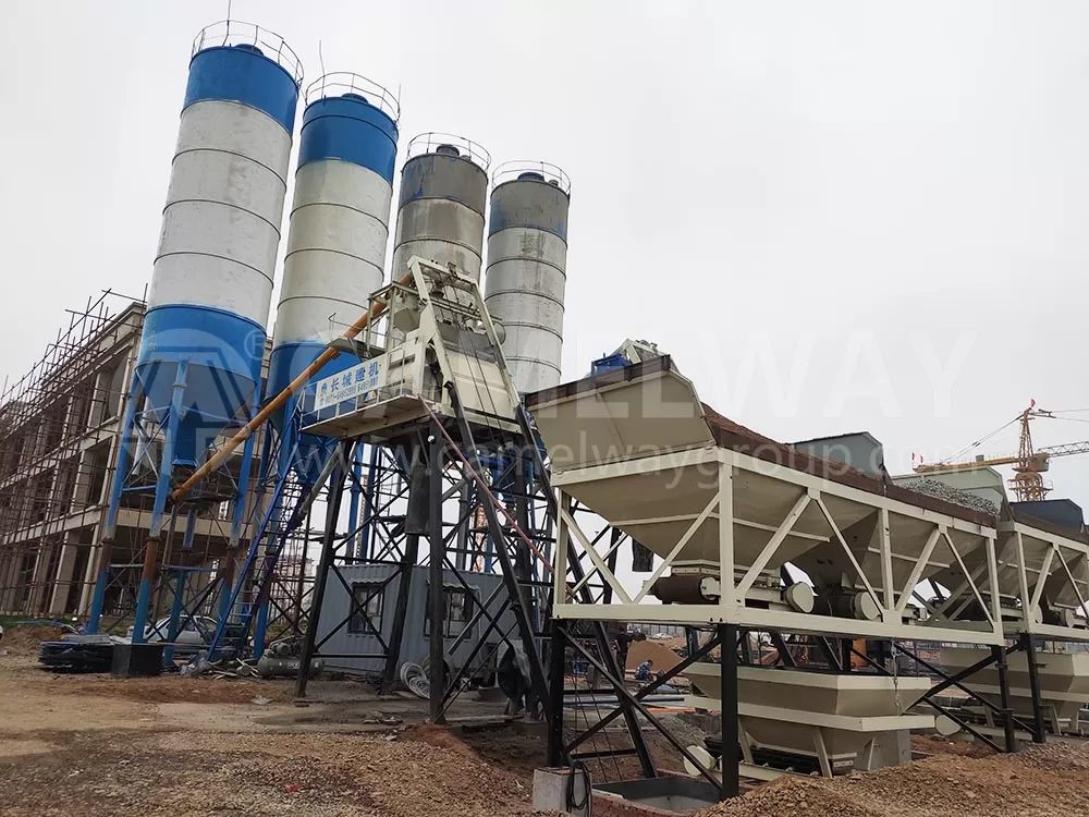 HZS50 Concrete Mixing Plant