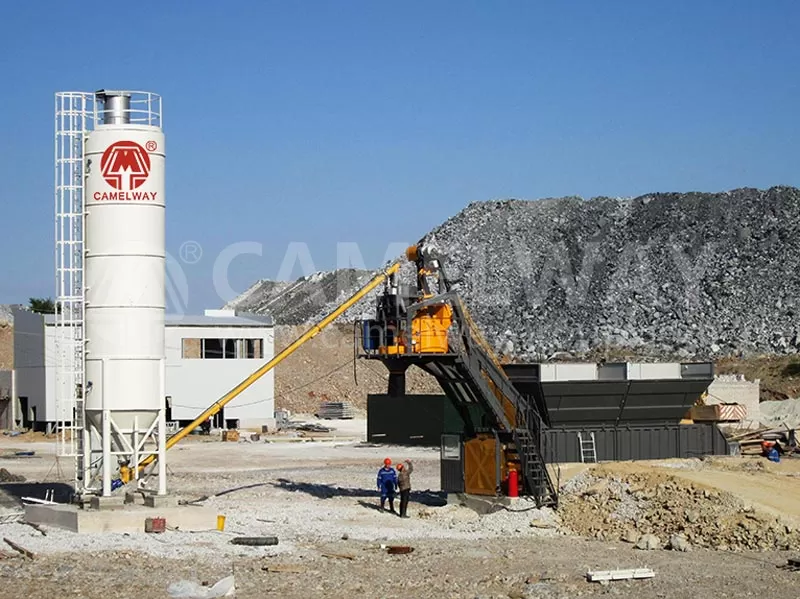 maintenance of concrete mixing plant