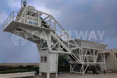 Mobile concrete batch plant Mobile concrete batch plant