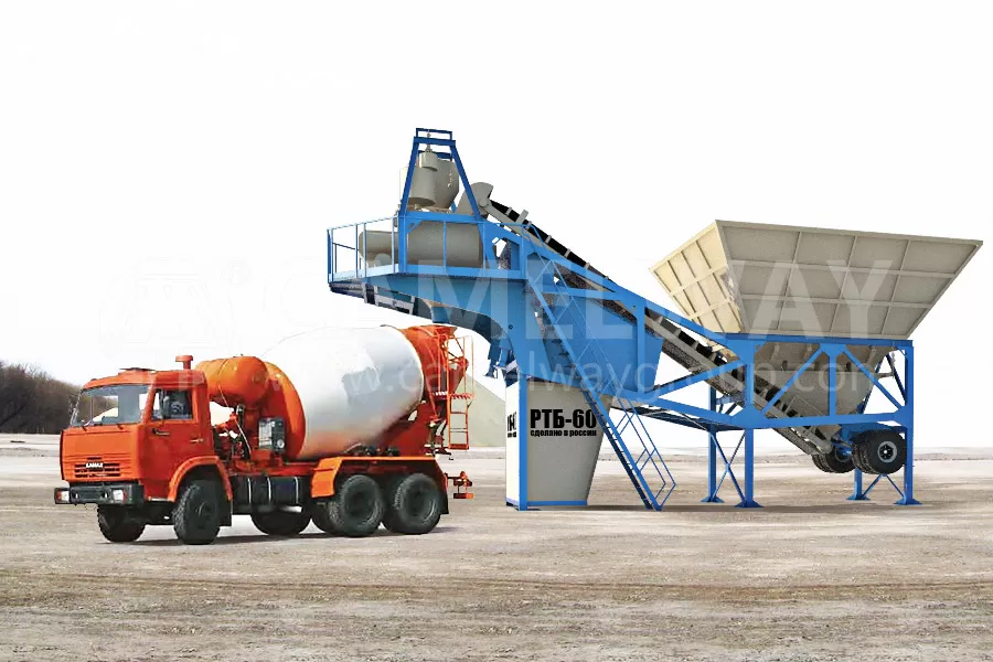 Mobile Concrete Batch Plant