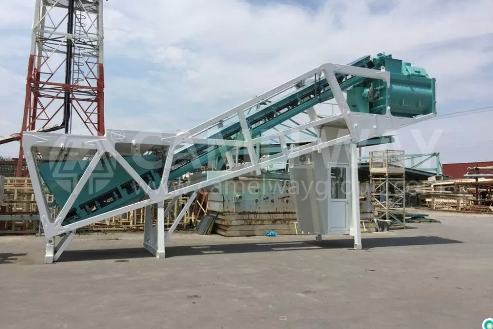 Mobile Concrete Batching Plant for Sale in Sierra Leone