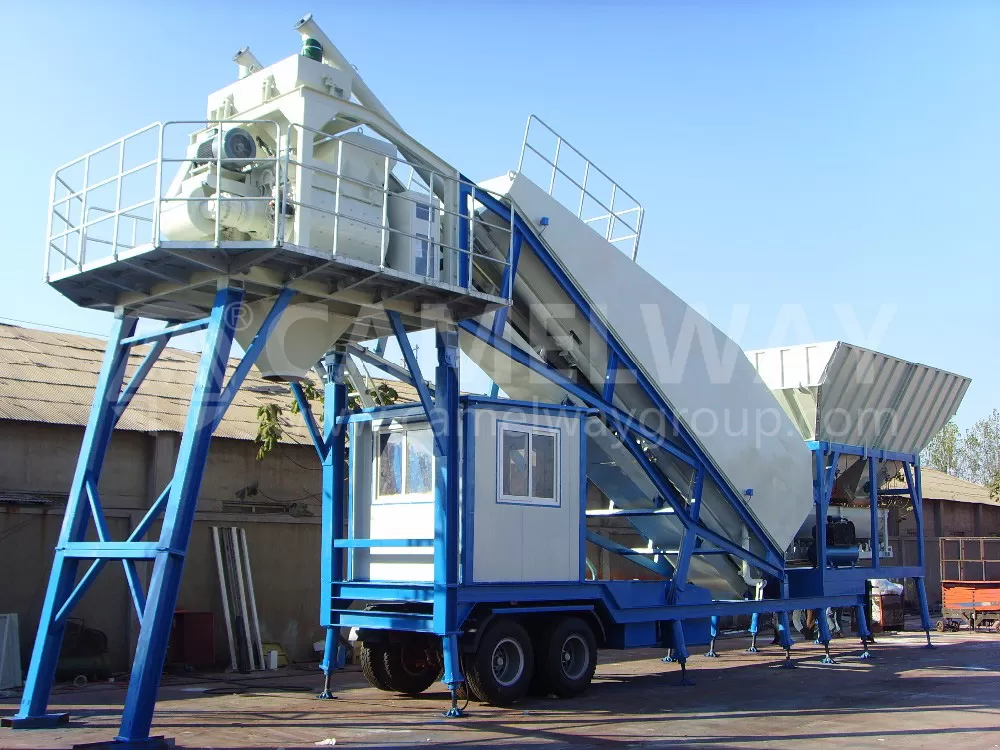 mobile concrete batching plant