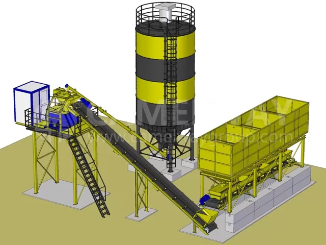 Ready Mix Concrete Batching Plant