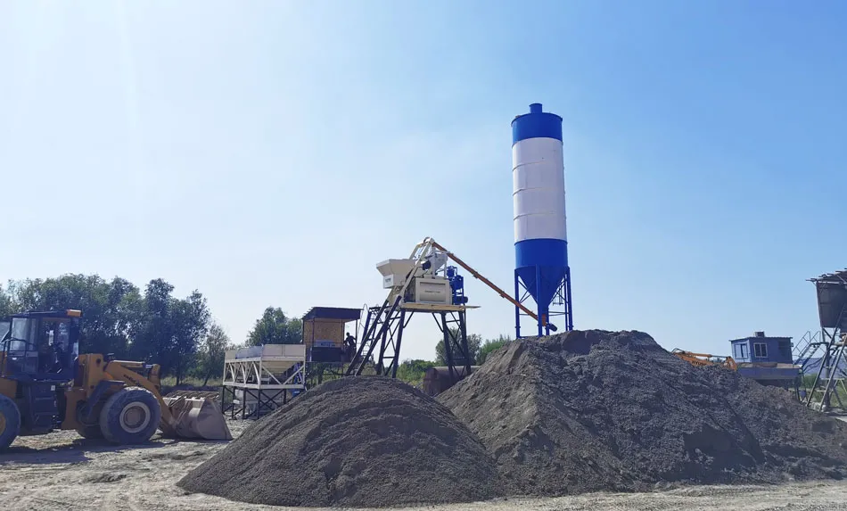 Stationary Concrete Batching Plant for Sale