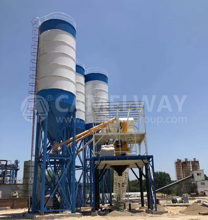 Stationary Concrete Batching Plant in Islamabad, Pakstan