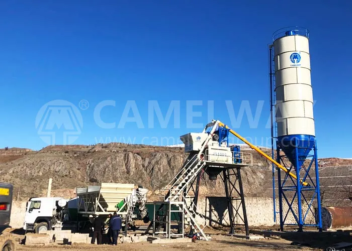 Stationary Concrete Batching Plant Price in Indonesia