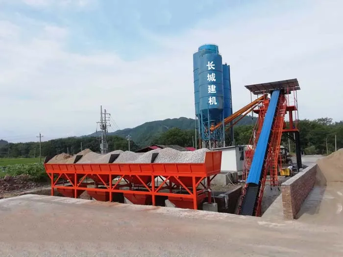 The Mixing Process of Concrete Batching Plant