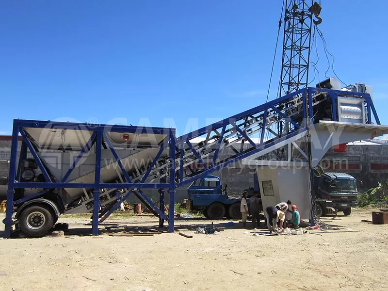 Truck mounted Concrete Batching Plant for Sale