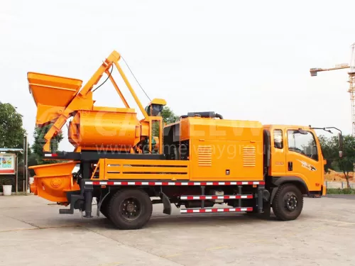 truck mounted concrete pump